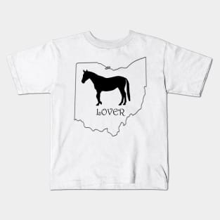 Ohio Horse Lover Gift Kids T-Shirt